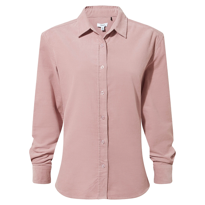 Harby Womens Long Sleeve Shirt - Faded Pink