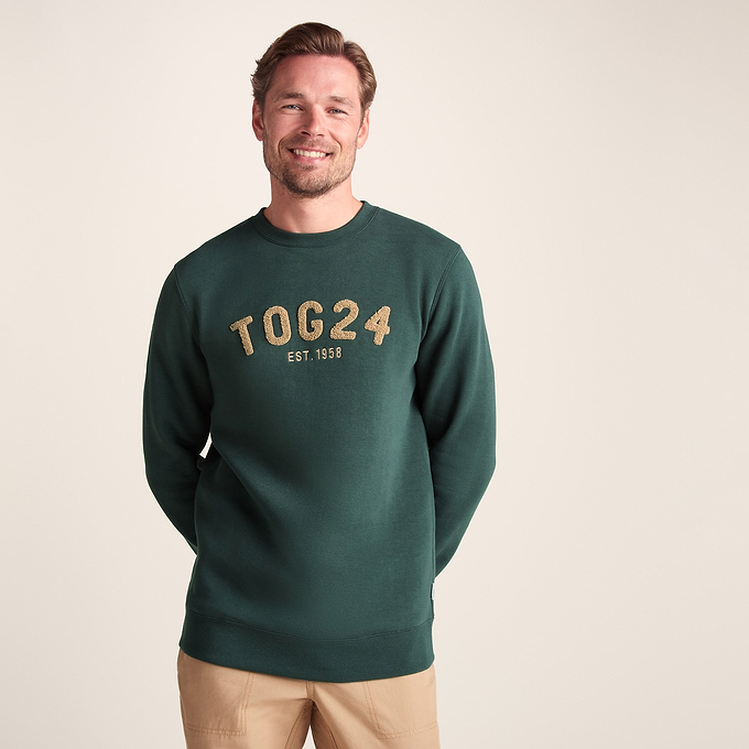 Hawnby Mens Sweat - Racing Green