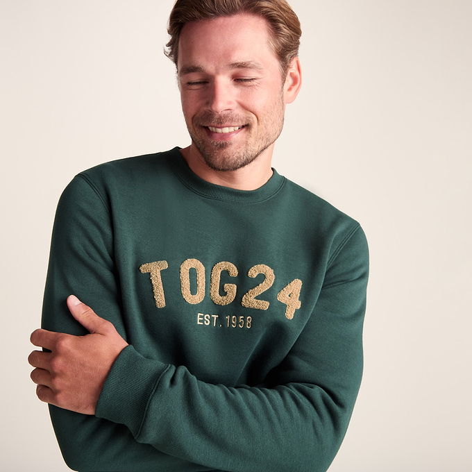Hawnby Mens Sweat - Racing Green