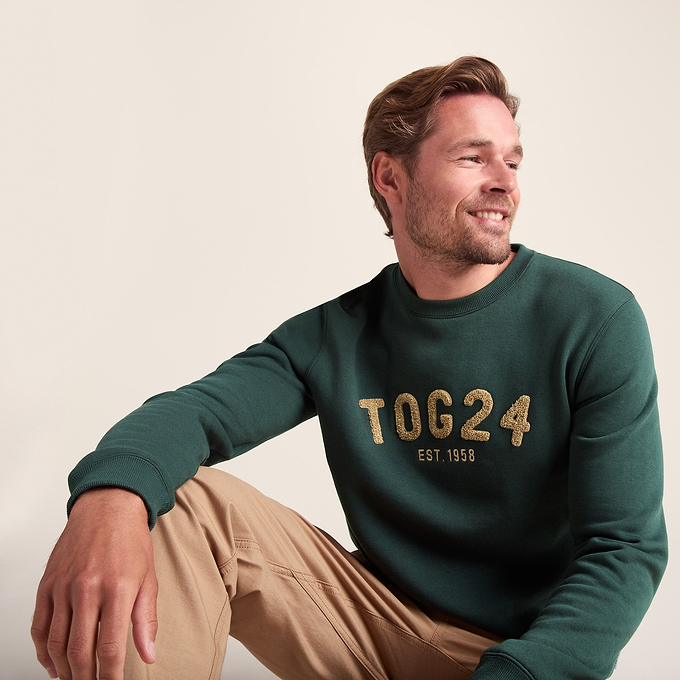 Hawnby Mens Sweat - Racing Green
