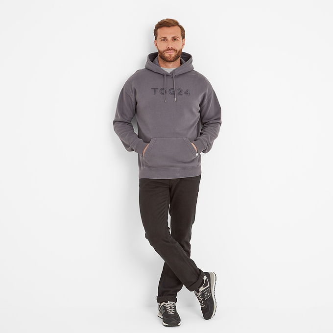 Haworth Mens Overhead Hoody - Soot Grey