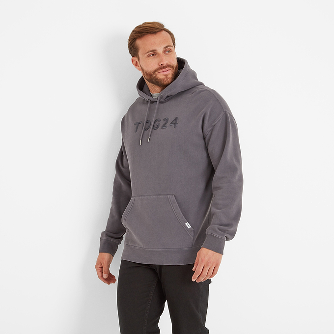 Haworth Mens Overhead Hoody - Soot Grey
