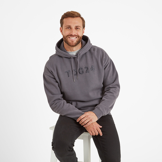 Haworth Mens Overhead Hoody - Soot Grey