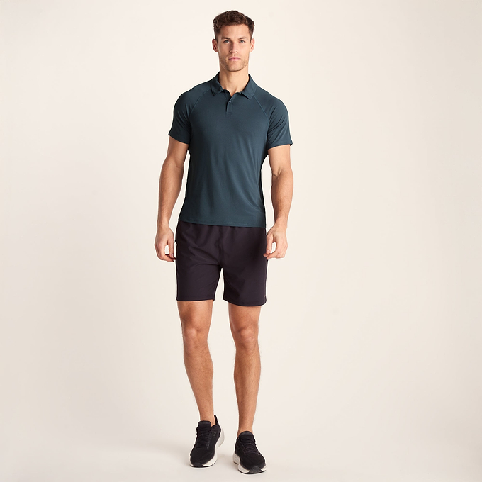 Hector Mens Performance Polo Shirt - Aegean Teal