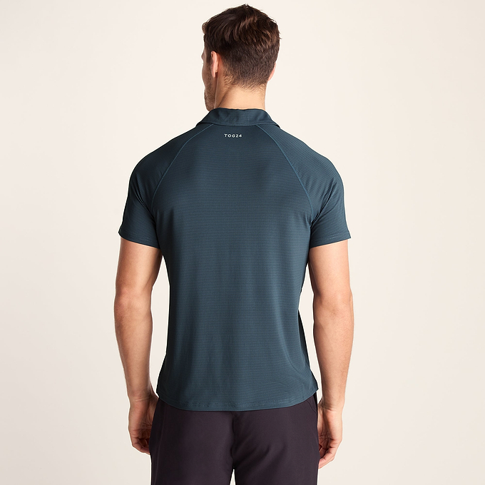 Hector Mens Performance Polo Shirt - Aegean Teal