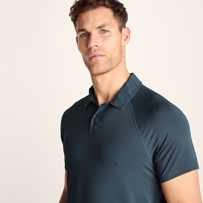 Hector Mens Performance Polo Shirt - Aegean Teal