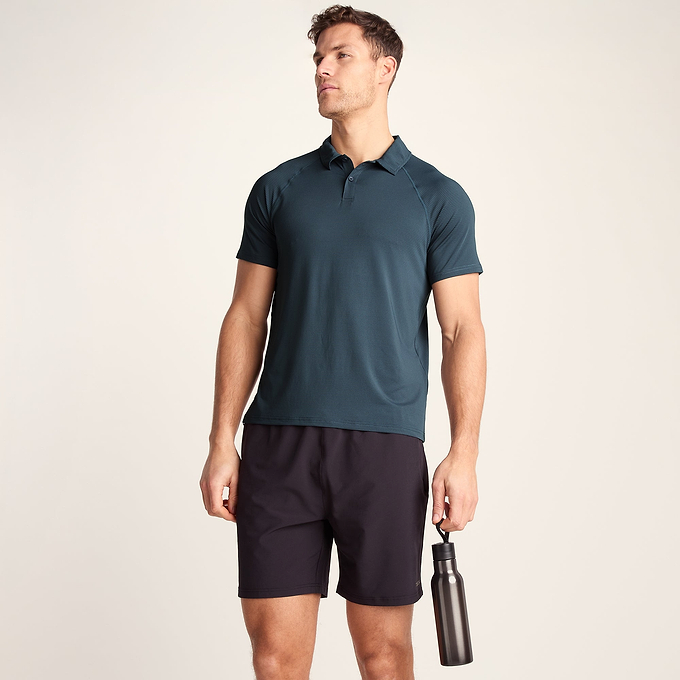 Hector Mens Performance Polo Shirt - Aegean Teal