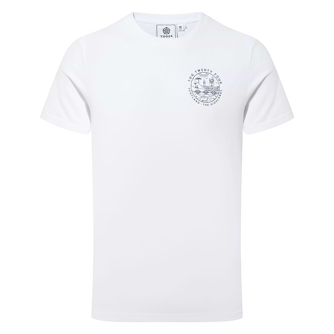 Highland Mens T-Shirt - Optic White