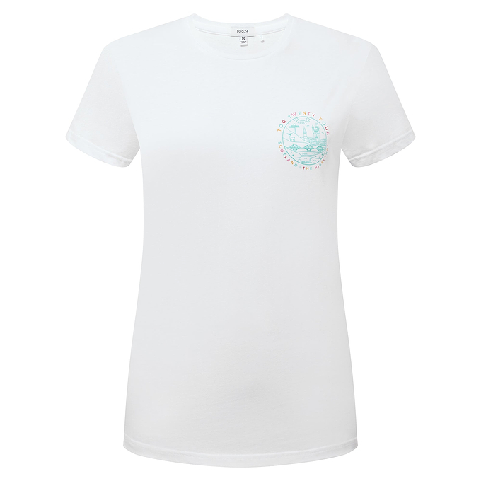 Highland Womens T-Shirt - Optic White
