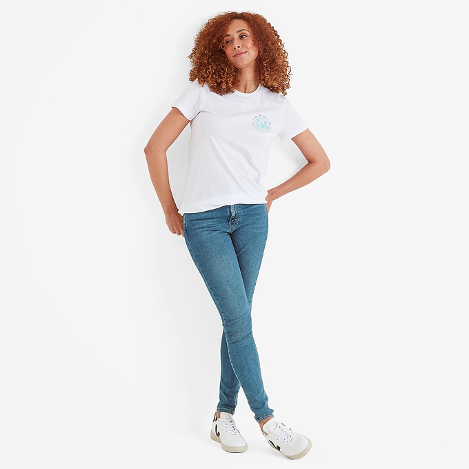 Highland Womens T-Shirt - Optic White