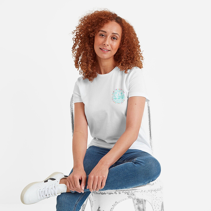 Highland Womens T-Shirt - Optic White