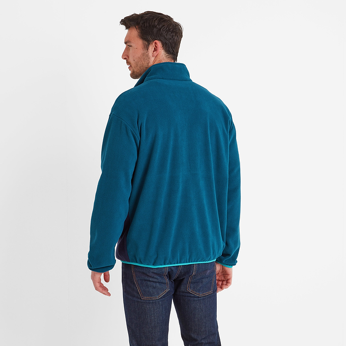 Horth Mens Half Zip Fleece - Marine Blue