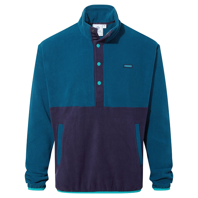 Horth Mens Half Zip Fleece - Marine Blue