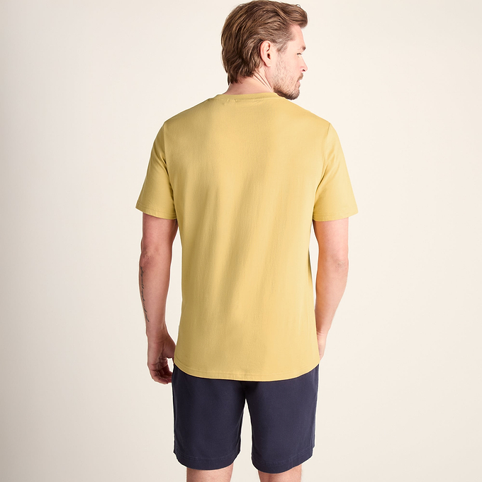 Howard Mens 100% Cotton Supersoft T-Shirt - Pale Amber