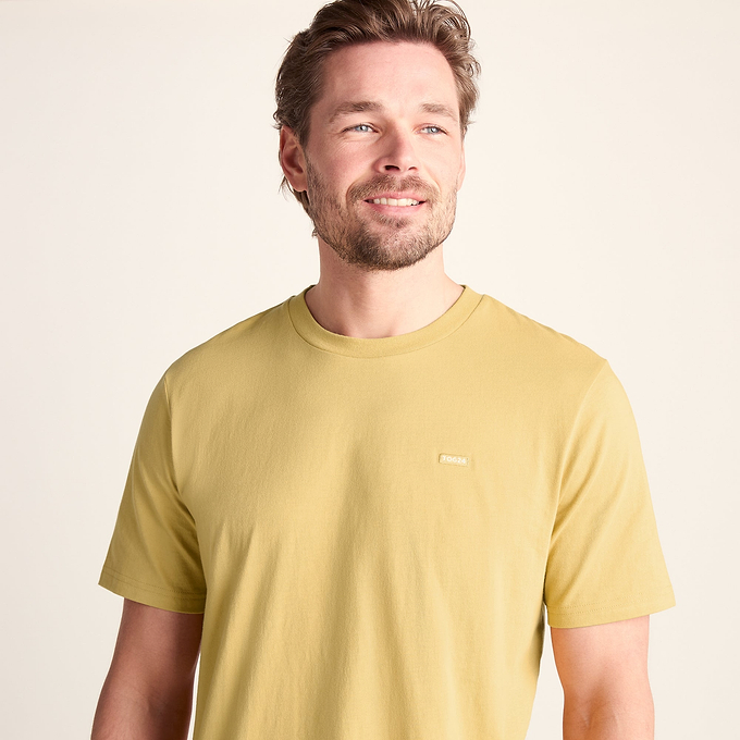 Howard Mens 100% Cotton Supersoft T-Shirt - Pale Amber