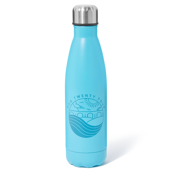 Hydrate Bottle Flask - Scuba Blue/Enamel Blue