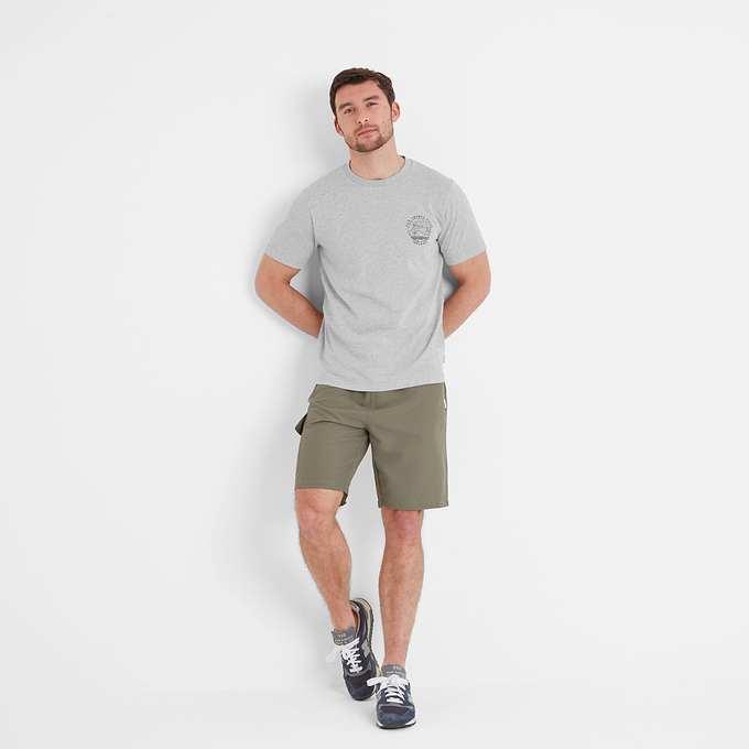 Ireland Mens T-Shirt - Light Grey Marl
