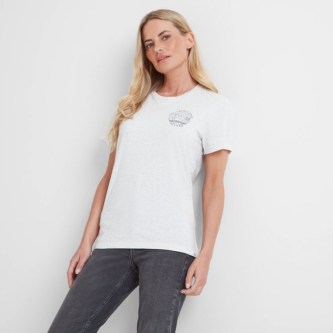 Ireland Womens T-Shirt - Ice Grey Marl