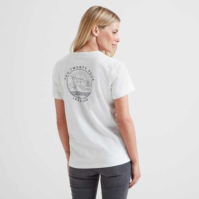 Ireland Womens T-Shirt - Ice Grey Marl