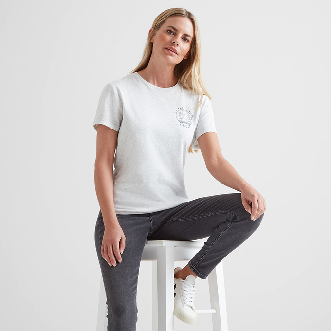 Ireland Womens T-Shirt - Ice Grey Marl
