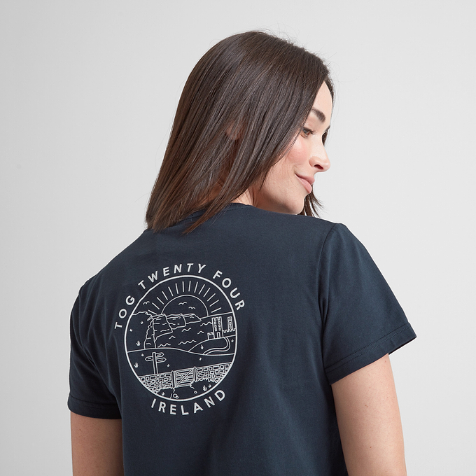 Ireland Womens T-Shirt - Dark Indigo