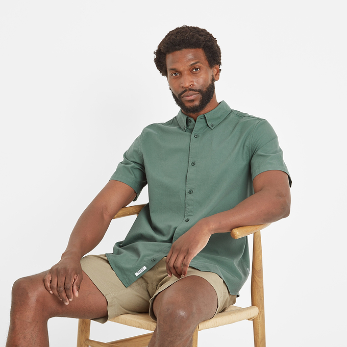 Jayden Mens Shirt - Light Forest
