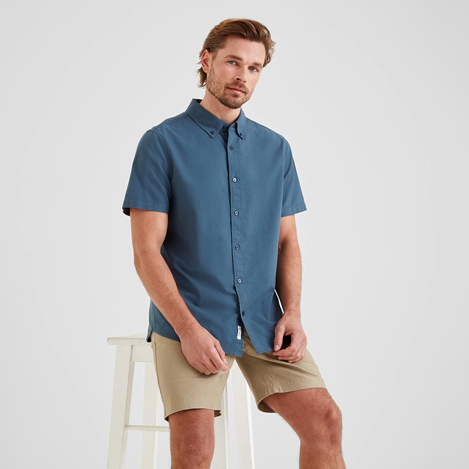 Jayden Mens Shirt - Night Sea