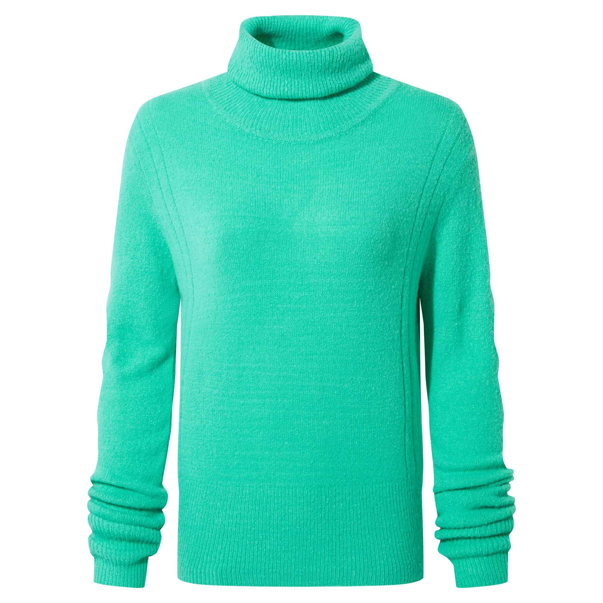turquoise mock turtleneck