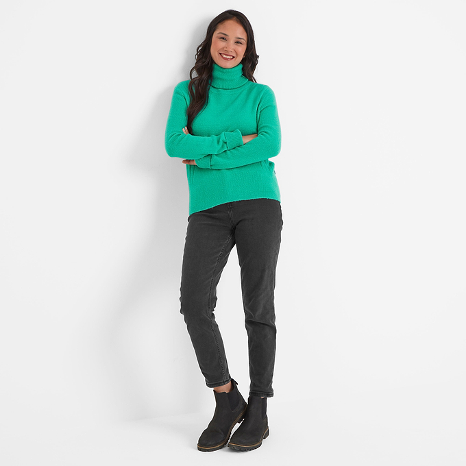 Jesmin Womens Knitted Jumper - Jade