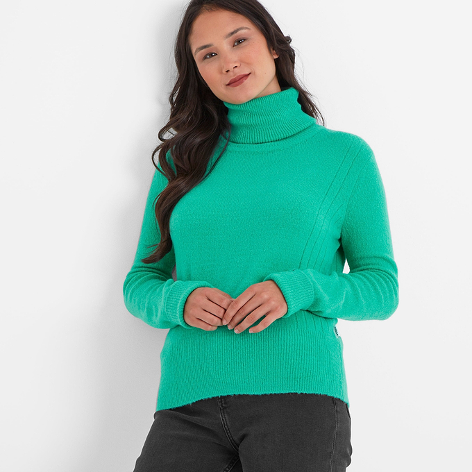 Jesmin Womens Knitted Jumper - Jade