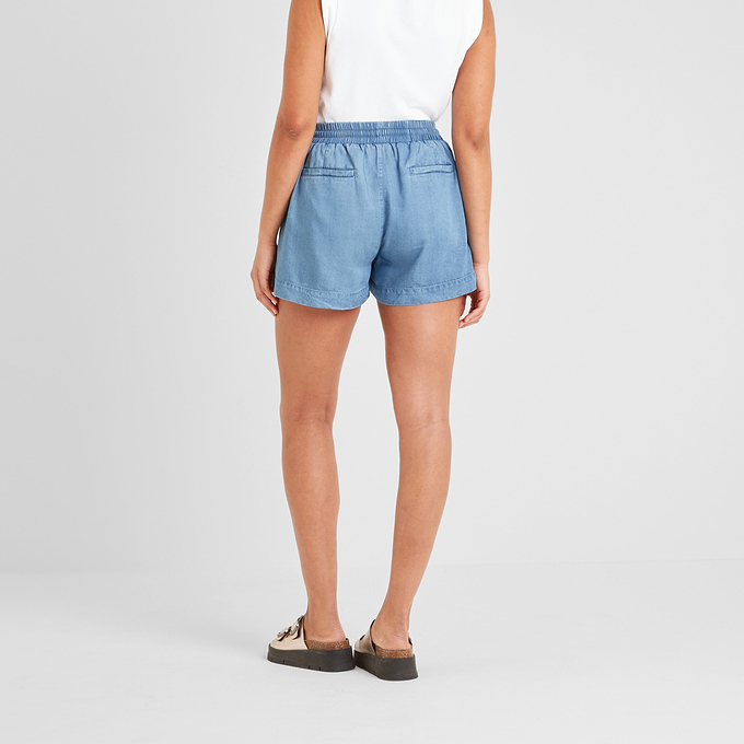 Jessica Womens Shorts - Faded Indigo