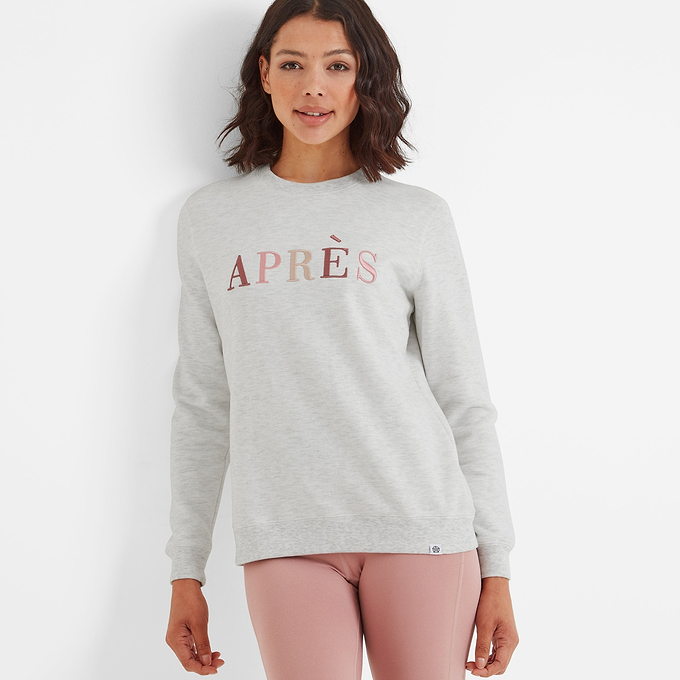 Kareena Womens Sweat - Ice White Marl