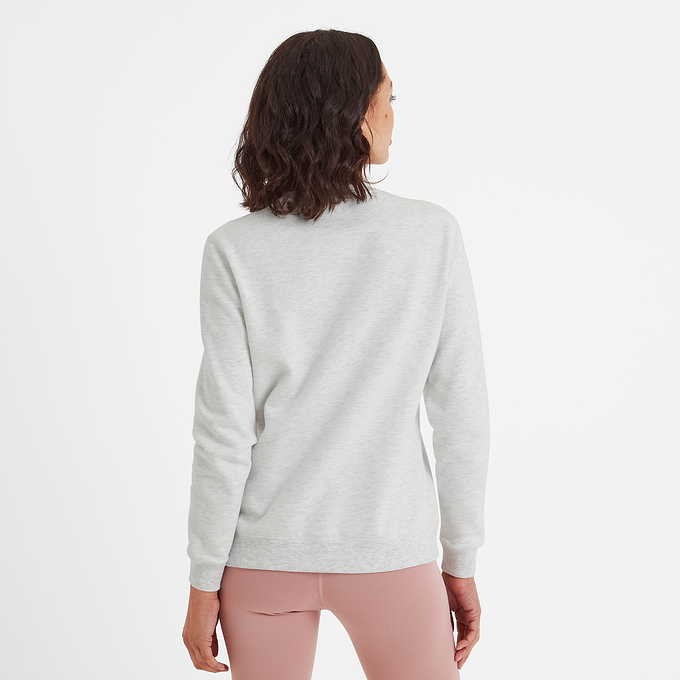 Kareena Womens Sweat - Ice White Marl
