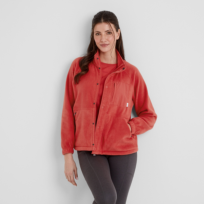 Kayford Womens Microfleece Jacket - Cranberry