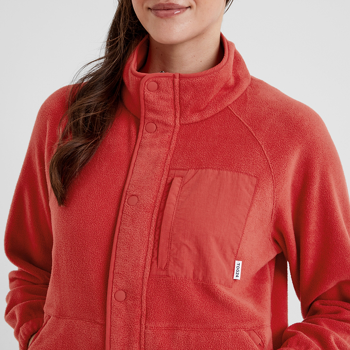 Kayford Womens Microfleece Jacket - Cranberry