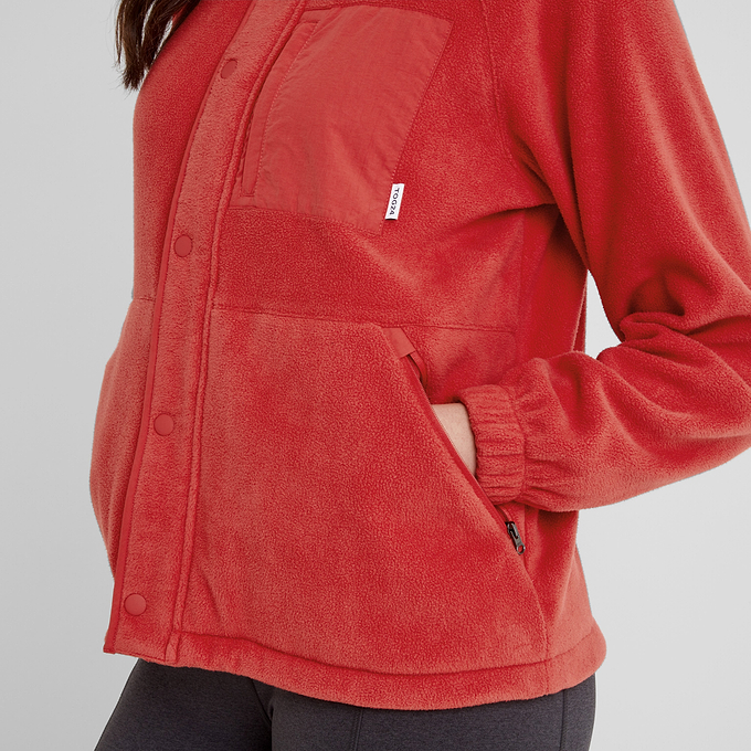 Kayford Womens Microfleece Jacket - Cranberry
