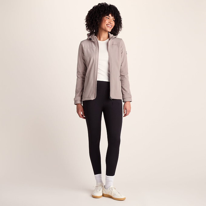 Keld Womens Shower Resistant Hooded Softshell Jacket - Dusky Pink