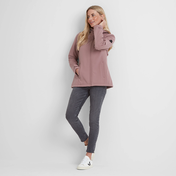 Keld Womens Softshell Hooded Jacket - Mauve