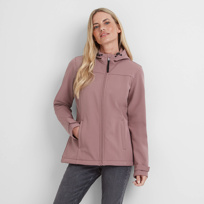 Keld Womens Softshell Hooded Jacket - Mauve