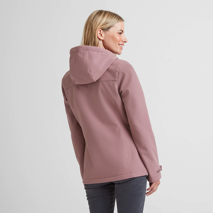 Keld Womens Softshell Hooded Jacket - Mauve