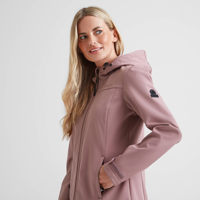 Keld Womens Softshell Hooded Jacket - Mauve