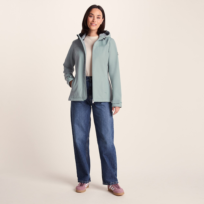 Keld Womens Softshell Hoody - Smokey Teal