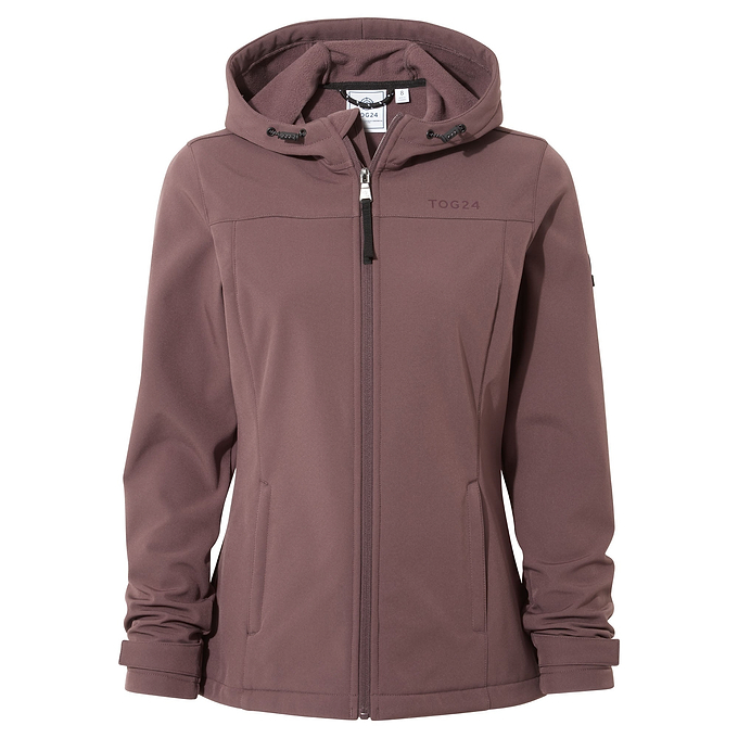 Keld Womens Softshell Hoody - Dark Mauve