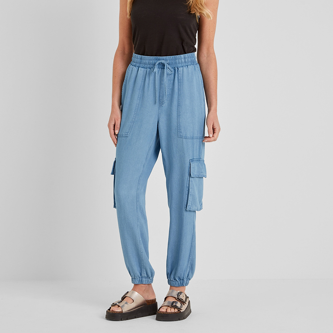 Keney Womens Trousers - Faded Indigo