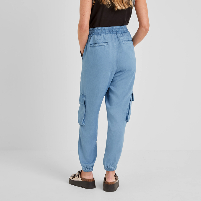 Keney Womens Trousers - Faded Indigo