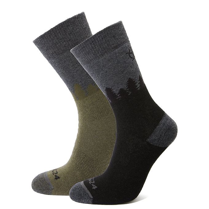 Krems Trek Socks - Black/Khaki