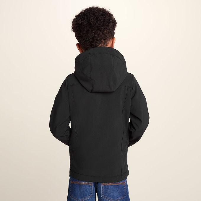 Koroma Kids Softshell Hooded Jacket - Black
