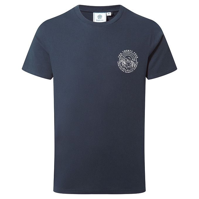 Lakes Mens T-Shirt - Dark Indigo