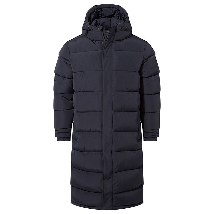 Langrick Mens Long Padded Jacket - Dark Indigo