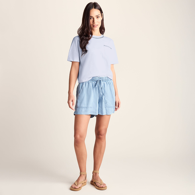 Laurie Womens 100% Cotton Supersoft Boxy Fit T-Shirt - Optic White